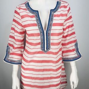 Mud Pie Wellington Tunic Top in Sherbert NWT Small